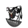 Farm Fresh Milk Art Vinyl Record Wall Clock Customizable Name Personalized Agricultural Market Cow Logo Decoration Wall Clock