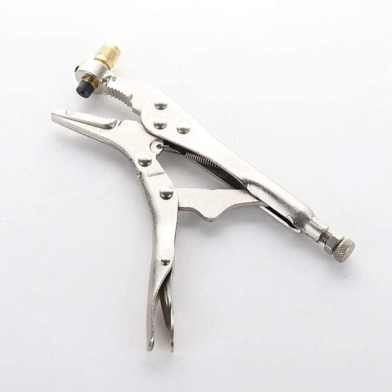 Anti-Rust Refrigerant Recovery Tube Locking Plier Gift for DIY Work Friends and Family Apply To Home Appliance Repairmen