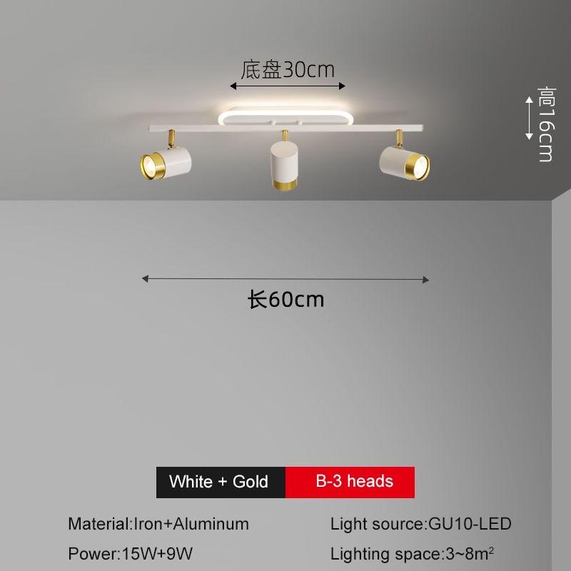 Background Lamp Simple Shop Restaurant Lighting LED Spotlight Modern Ceiling Spot Light Home Living Room Decoration LED