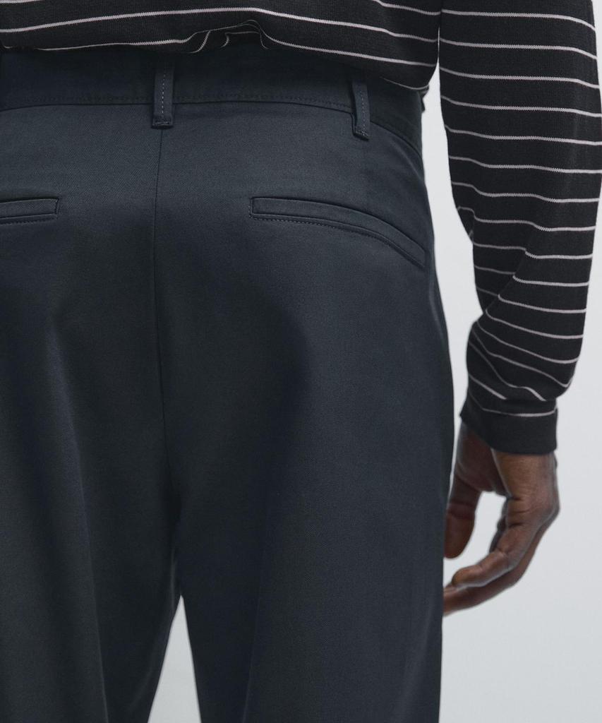 Masimodutti Cotton Blend Slim Fit Pants