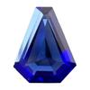 Natural Fancy Cut 18 Ct Blue Sapphire Loose Flawless  Certified Gemstone