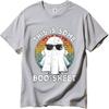 Breathable Tee Street Wear Oneck tshirt Daily Wear This Is Some Boo Sheet Ghost With Sunglasses Minimalist For him tees