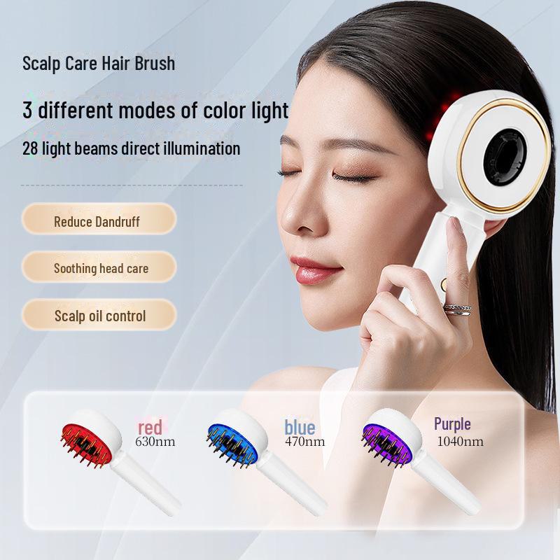 Red Light Scalp Massager & Hair Growth Comb with Essence Applicator for Anti-Hair Loss