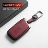 Leather Metal Car Key Case For NX IS RX ES LS GX LX UX GS 200 260 300 350 RX350 ES300 NX200 NX300 Automobile Remote Key Shell