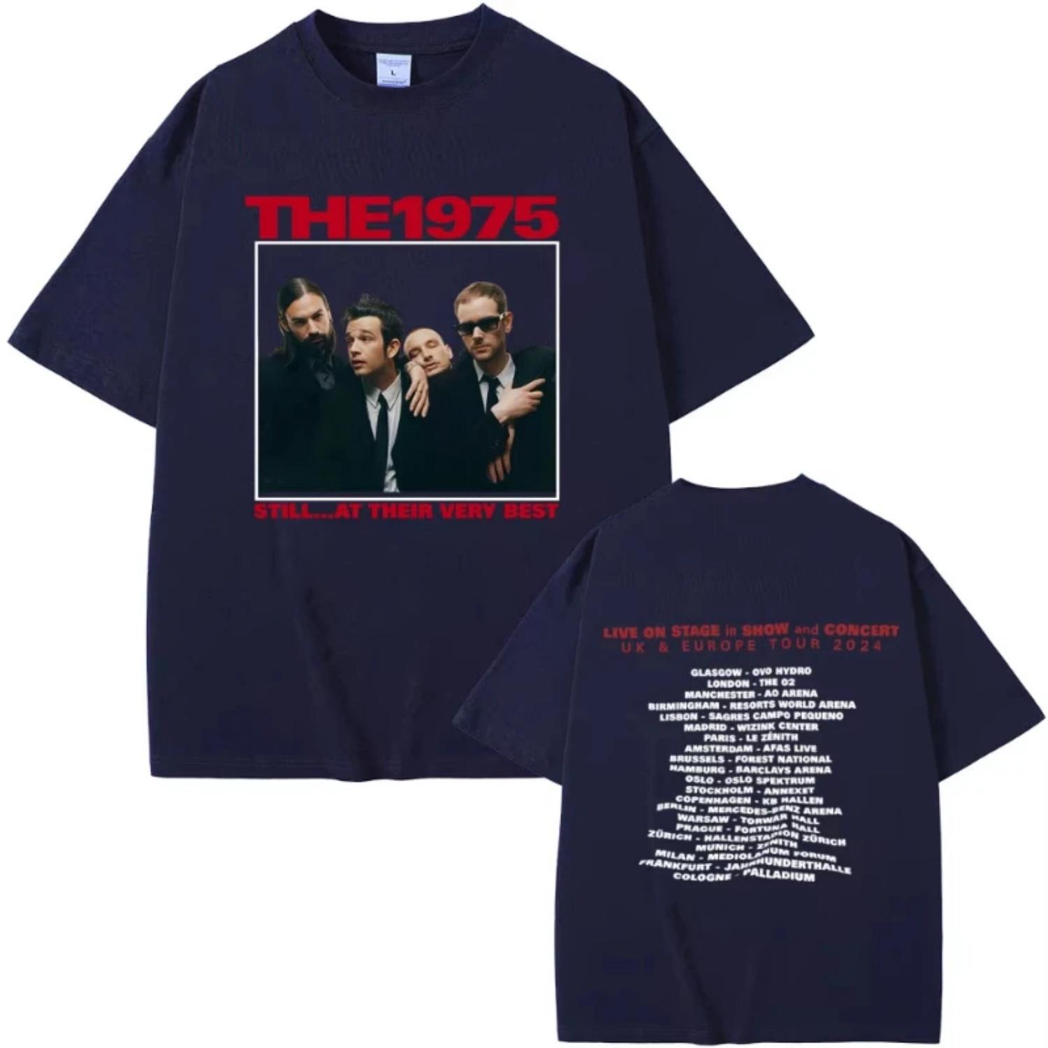 

Alternative Rock Band The 1975 Still At Their Very Best Uk & Europe Tour 2024 T-shirt Men Women Casual Cotton Vintage T Shirts S чёрный