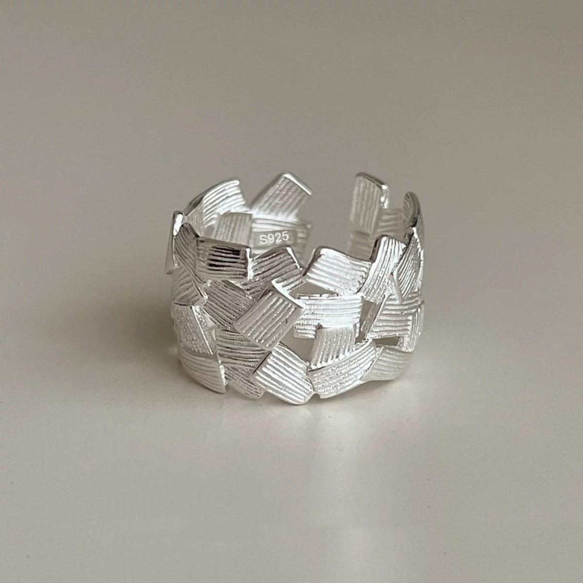 

925 Sterling Silver Rings for Women Couple Minimalist Handmade Simple Small Stone Ring Fine Jewelry Gift Prevent Allergy resizable