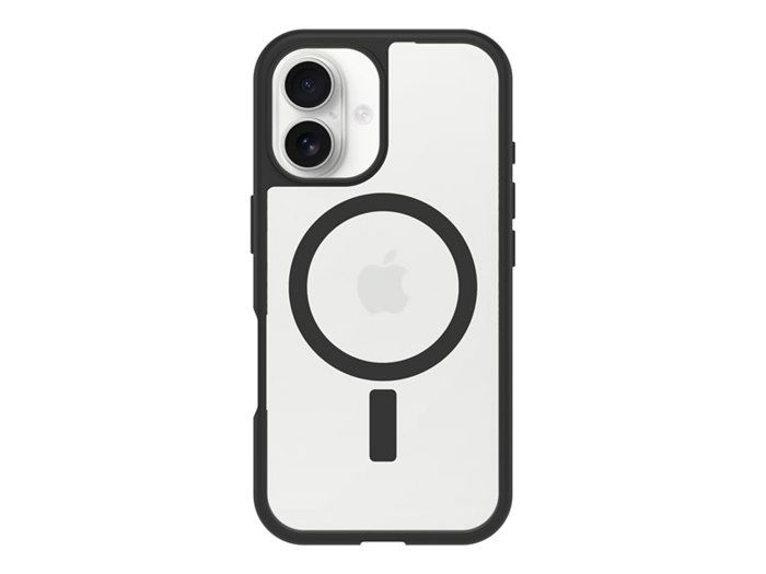 Coque - otterbox - iphone 16 - noir transparent - protection chocs - rigide
