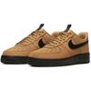 New Nike Air Force 1 Low Wheat Black BQ4326-700