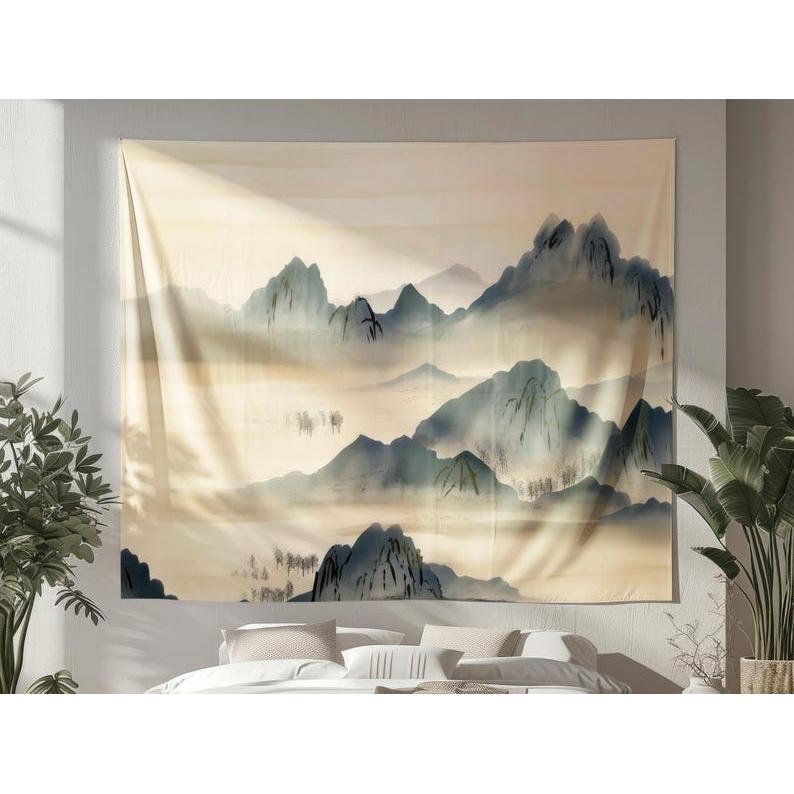 Minimalist Zen tapestry 75x100