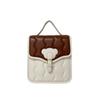 Youthful Stylish And Pu Material Wave Pattern Backpack Ideal For Boys And Girls