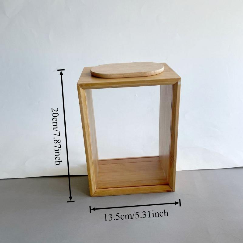 Large Capacity Tea Can Coffee Shop Household Sealed Snack Nut Storage Container Universal Storage Bamboo Jar