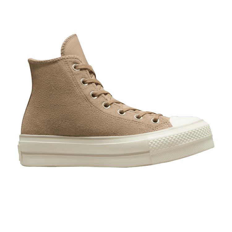 Converse Pantofi de sport pentru femei Chuck Taylor All Star Lift Platform High Nomad Khaki Tan Desert-Sand Egret A03250C