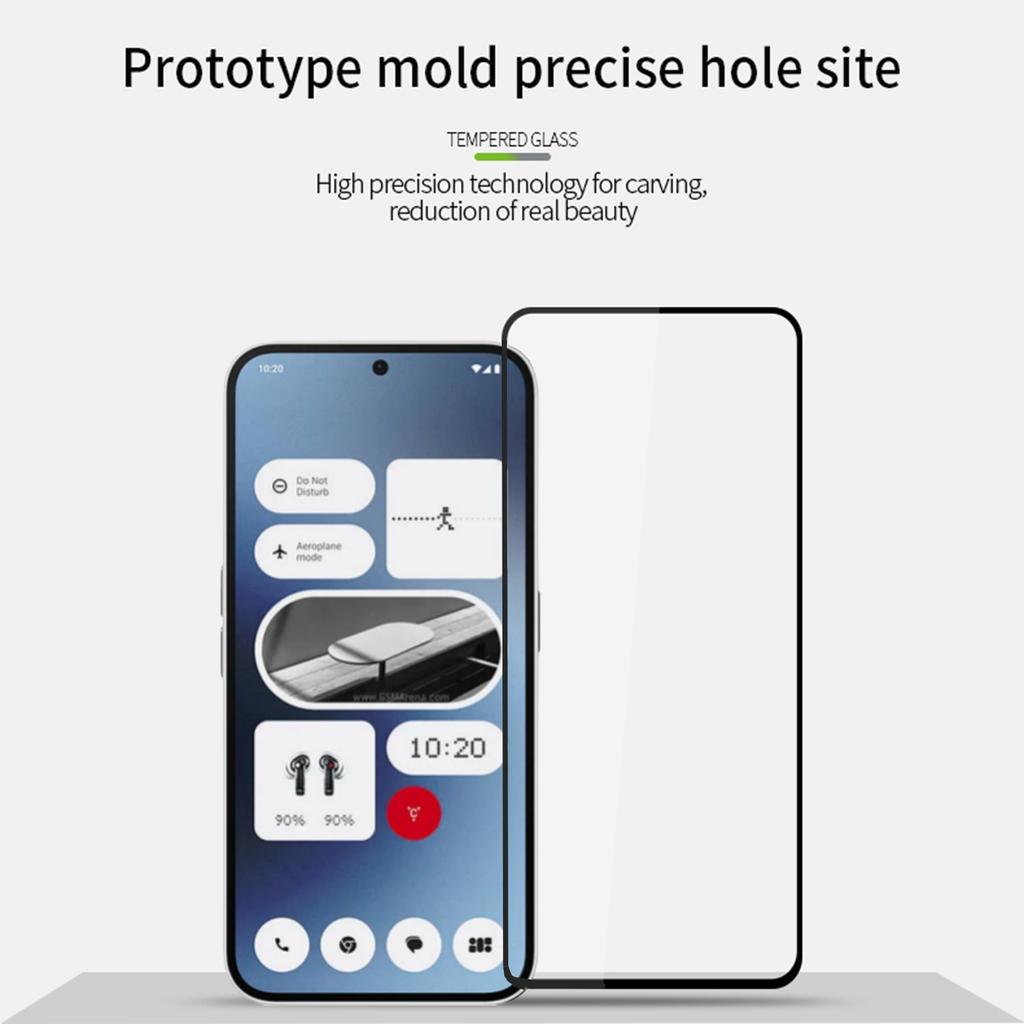 PINWUYO JK Series-2 Screen Protector for Nothing Phone (2a) Plus/Phone (2a) Anti-Scratch High Aluminum-Silicon Film