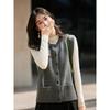 Women's Knitted Sleeveless Vest Cardigan NX864