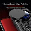 KEYSION Shockproof Armor Case for Realme 12 Pro+ 12 5G Slide Camera Protection Ring Stand Phone Back Cover for OPPO Realme 12 5G