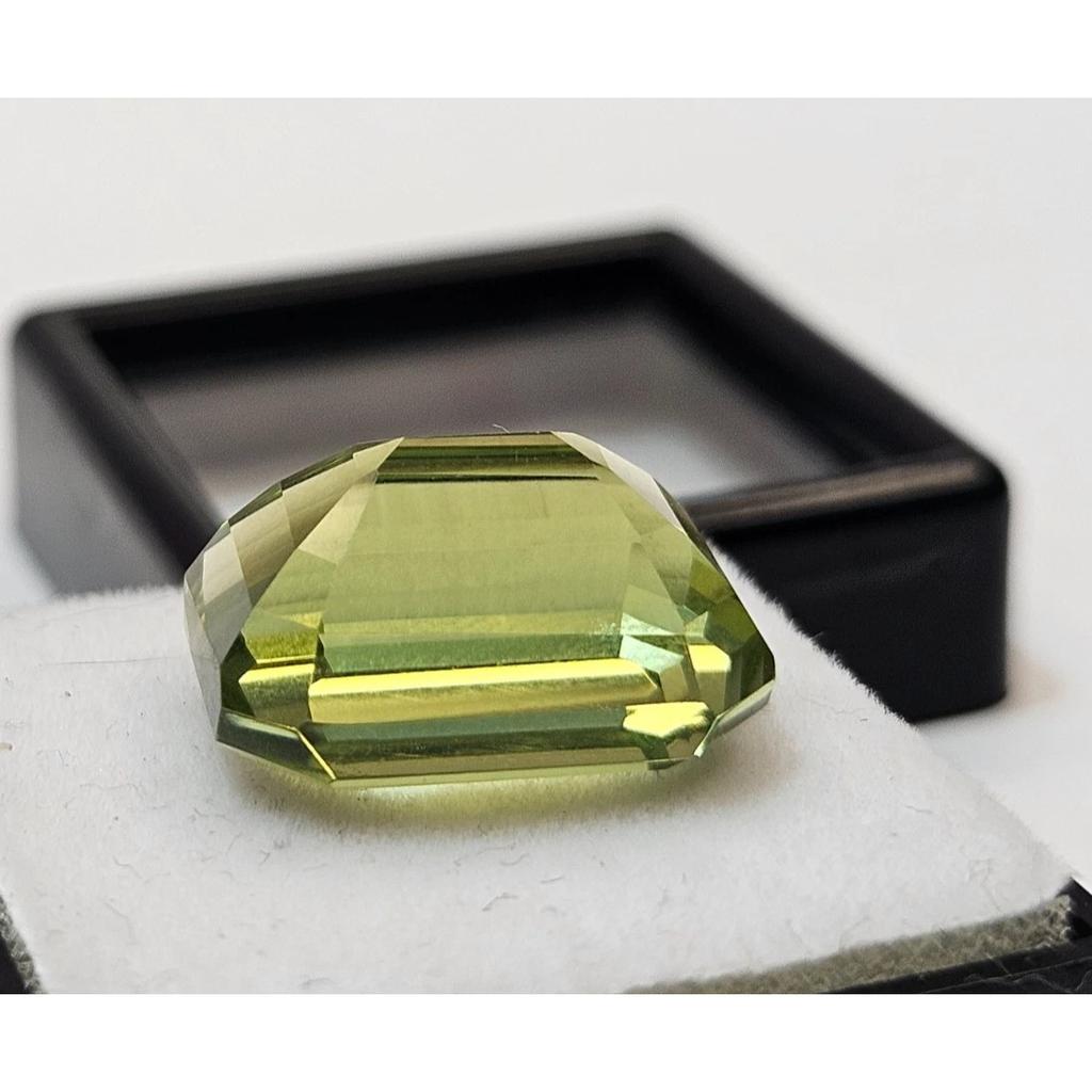 12-13 Ct Natural Bi-Color Tourmaline Emerald Cut Stunning Loose Gemstone