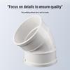 White PVC Drainage Pipe Fittings