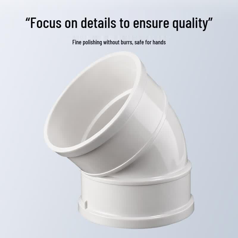 White PVC Drainage Pipe Fittings