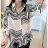 Autumn 2024 Korean-Style Loose-Fit Slimming Casual Women's Fashion Shirt