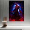 Abstrakt Fantasy Lågdemon Ondska Tryck Poster Canvas Målning Modern Väggkonst Bilder För Vardagsrum Sovrum Hemdekoration