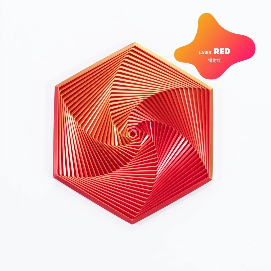 Anti-Anxiety Spiral 3D Fractal Hexagon Toy Pocket Size Stress Relief for Adult Home Decor Premium Gift Luxury Home Decor