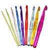 9Pcs Crochet Hook Set Colourful Crochet Hooks 3-12 Mm Hook Head for Beginners Ergonomic Plastic Knitting Needles Set