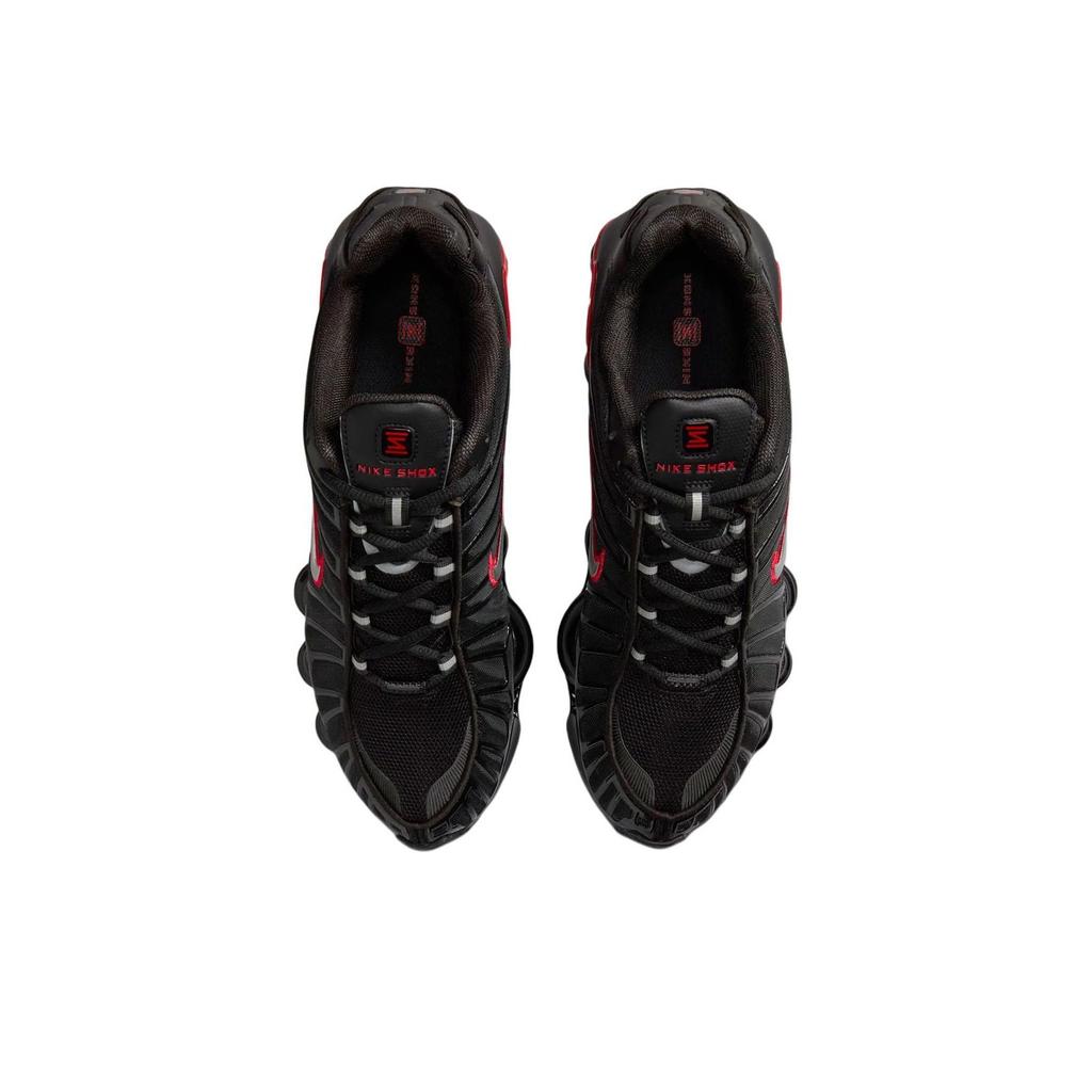 Nike Shox TL Black University Red Unisex Sneakers Metallic-Silver CN0151-003