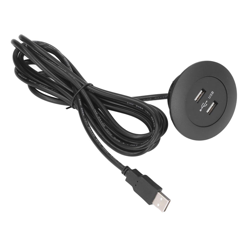Pohovka USB nabíjecí zásuvka Instalace zapuštěnou montáží Dva USB nabíjecí porty Zásuvka pro domácí použití