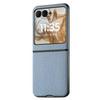 Funda de Cuero Moto Razr60 Ultra con Ranuras para Múltiples Tarjetas y Soporte de Anillo