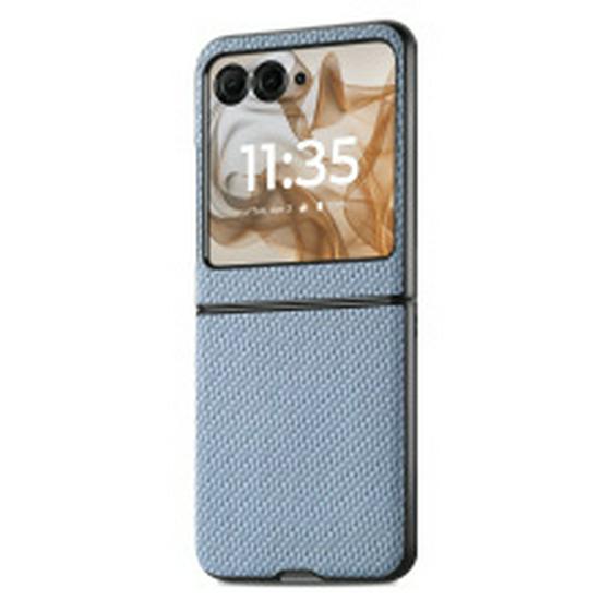Funda de Cuero Moto Razr60 Ultra con Ranuras para Múltiples Tarjetas y Soporte de Anillo