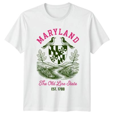 Maryland The Old Line State EST 1788 State Pride Unisexs Unisexs Graphic Tee
