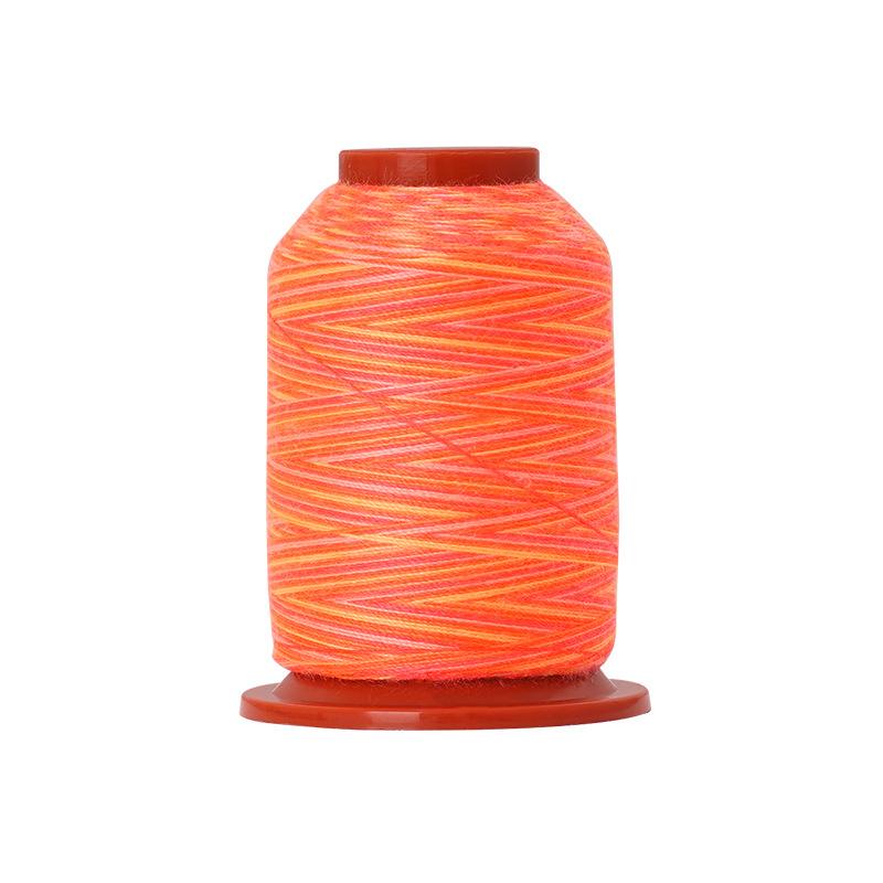 DIY Home Sewing Machine Thread Colorful Polyester Thread, Rainbow Small Roll Colorful Thread Hand Sewing Thread 402 Sewing Thread