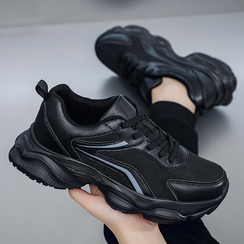 Street Style Mens Sports Shoes Thick Soles Casual Chunky Sneakers Running Walking Shoes Comfortable Breathable Big Size 49 50 51