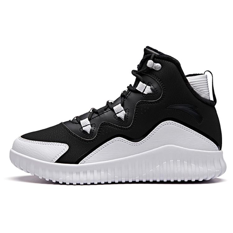

ANTA Skateboard Shoes Women s High top White/Black 12848907-3 37.5