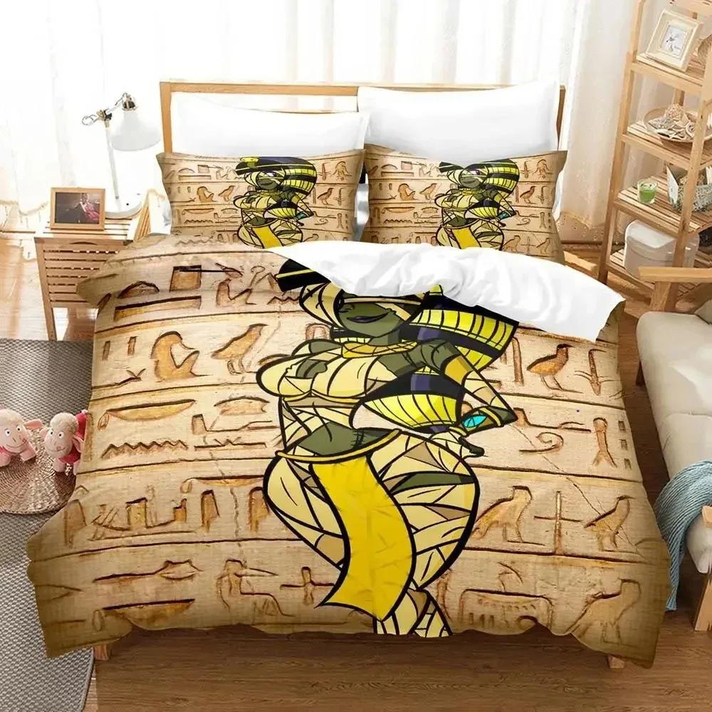 

Mummy Girls Anime Bedding Set Duvet Cover Bed Set Quilt Cover Pillowcase Comforter king Queen Size Boys Adult Bedding Set EU single(135x200cm)