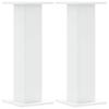 VidaXL Plant Stands 2 Pcs White 30x30x80 Cm Engineered Wood 3307864