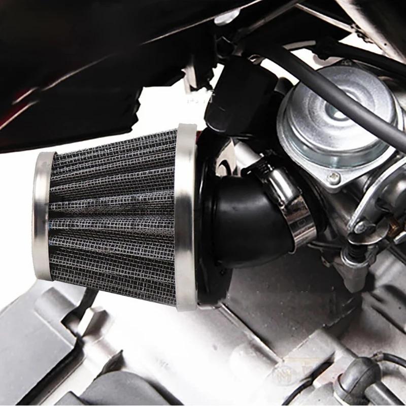 Motorcycle Scooter Air Filter 35mm 38mm 42mm 45mm 48mm 50mm Bend Elbow Neck Motor Air Filter Cleaner for 50cc 110cc 125cc 140cc