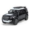 1/24 Range Rover Defender SUV Modelo de Coche de Aleación Diecast Simulación Juguete de Metal Vehículos Todoterreno Modelo de Coche Sonido y Luz Regalo para Niños