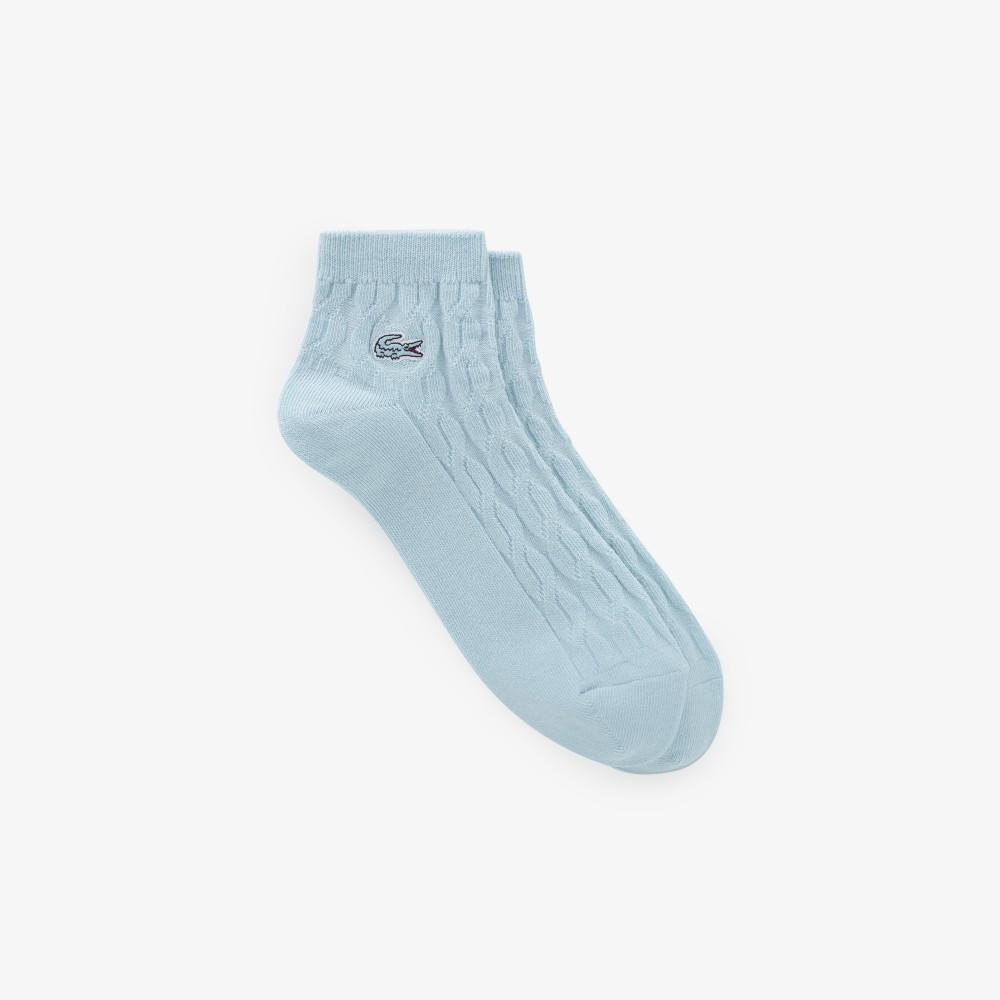 [lacoste] Женские носки с косами до щиколотки RA034E-56GHBA 0TU
