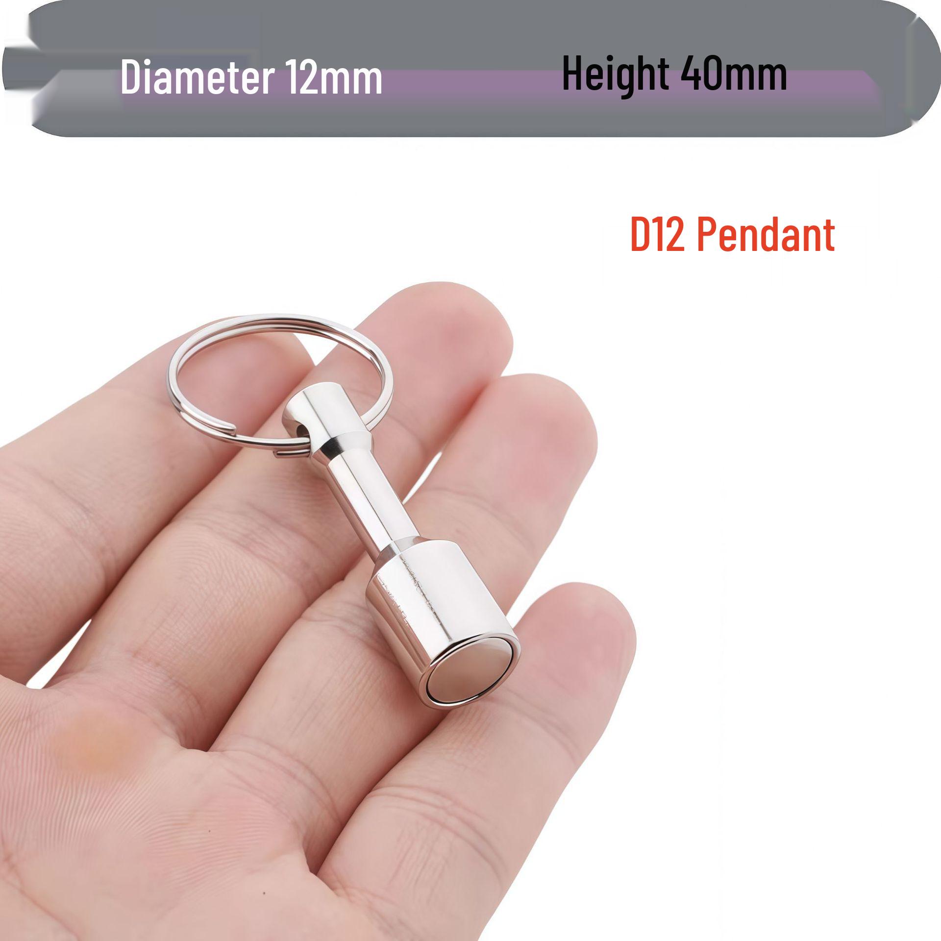 Neodymium Magnetic Keychain Pendant with Stainless Steel Hook