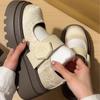 Mary Jane Shoes Women's 2025 New Popular French Temperament National Style Single Shoes with Skirts Women's Shoes Platform Small Leather Shoes