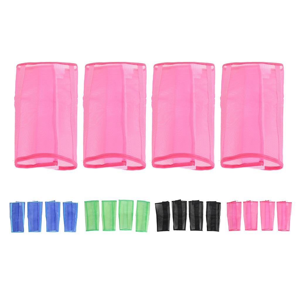 4pcs Horse Leg Boots Breathable Mesh Horse Leg Protective Boots Horse Leg Protector Wraps for Hoof S