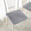 Soft Plush Pad for Kitchen Chairs Chair Cushion with Ties, Fuzzy Seat Anti-slip Office Bottom, Warm Fluffy Winter Mat Dining Skin Friendly Home