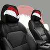 Holiday Car Headrest Cover Set, Slip On Polyester Fabric Washable for Christmas Cabin Style, Daily Driving, and Family Cars