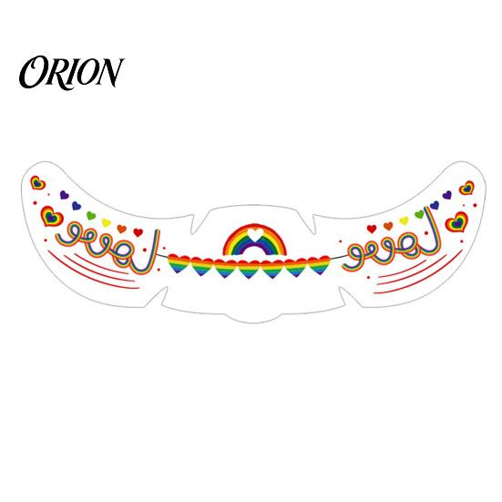 Kids Safe Tattoo Stickers Freckle Temporary Tattoos, Waterproof & Long Lasting Face Stickers, Rainbow Color Makeup Decals for Festival, Party,