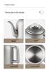 Large Capacity Pure Titanium Electric Kettle with Auto Power-Off and Insulation for Tea Brewing