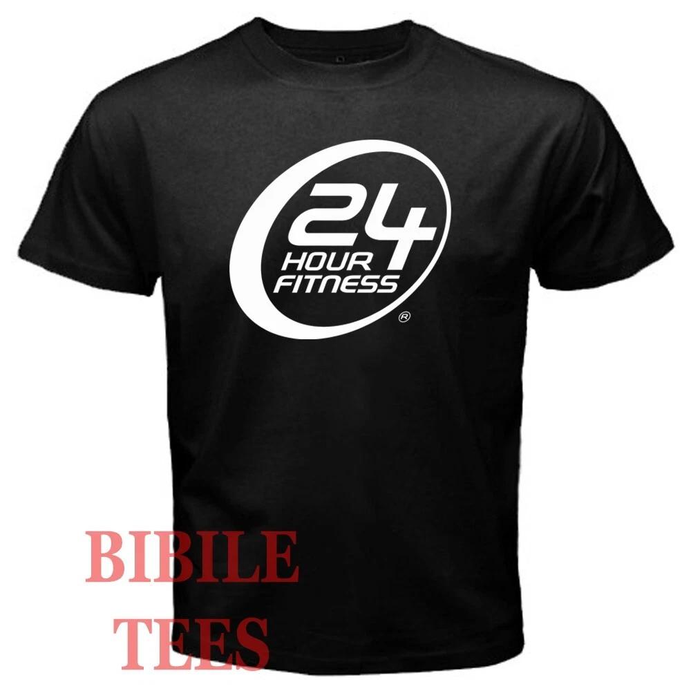 24 Hours Fitness Gym Men s Black Size S to 5XL 3XL