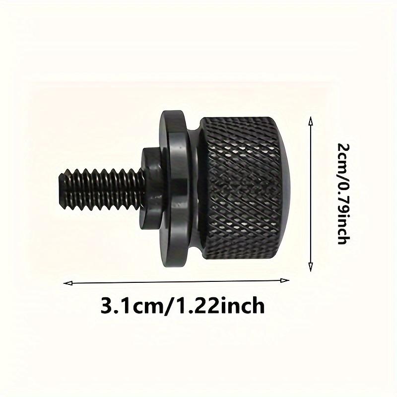 Motorradsitzschrauben Geeignet für Harley Hergestellt aus Aluminiumlegierung Goldenes Material für Outdoor-Fahrten und Selbstfahrer-Reisen