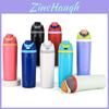 Modern Design 304 Stainless Steel Vacuum Travel Water Bottle With Straw For Men And Women
