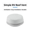 Mushroom Head Air Outlet Roof Ventilation Cover for RVs to Continuous Airflow and Maintain Ventilation Without Fans